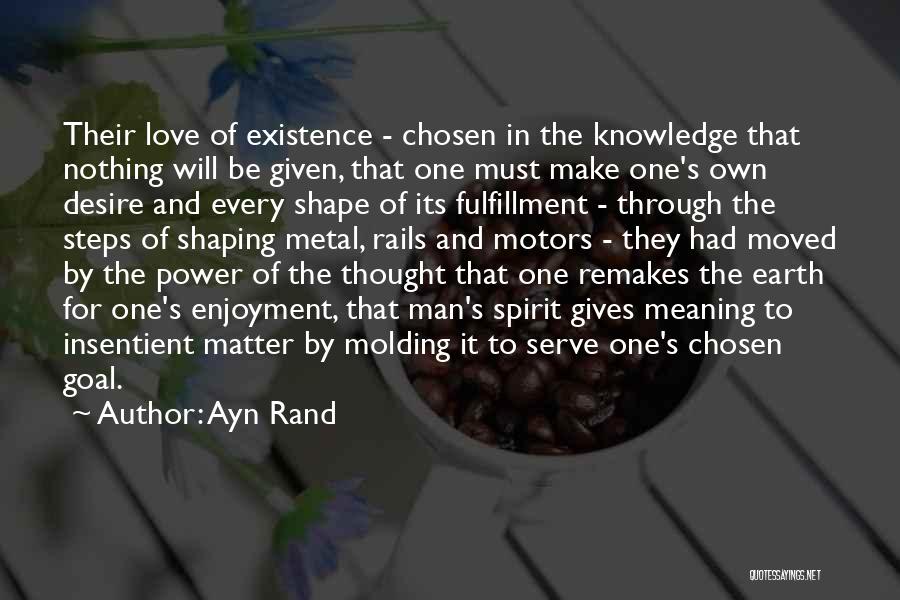 Love And Their Meaning Quotes By Ayn Rand