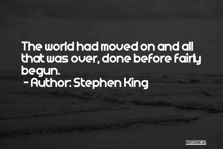 Love And Time Passing Quotes By Stephen King