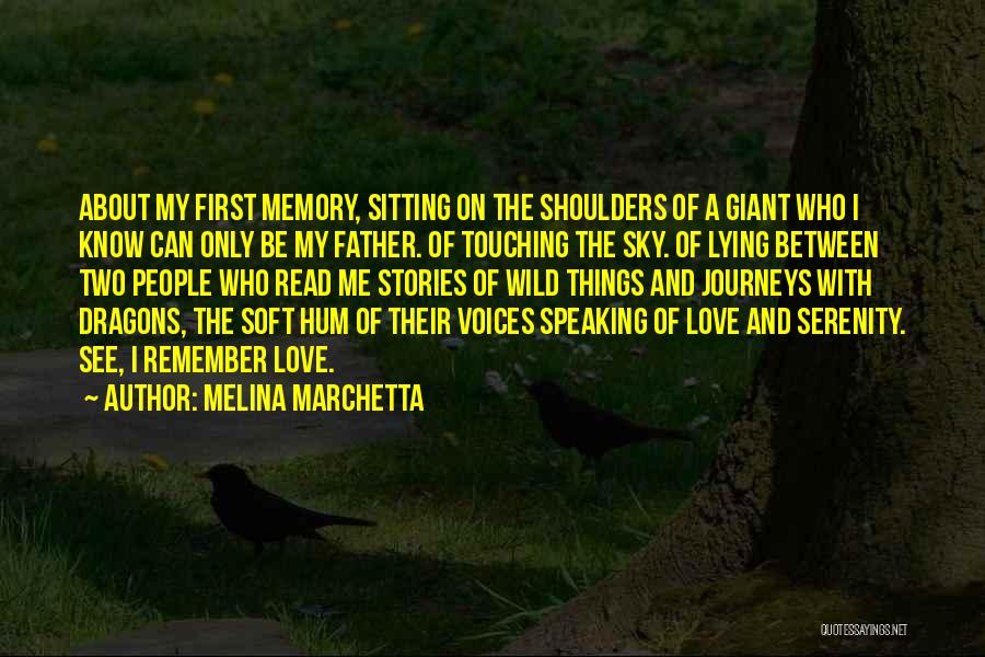 Love And Touching Quotes By Melina Marchetta