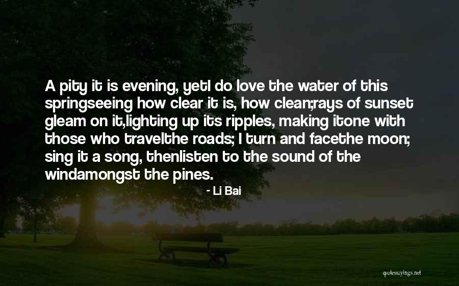 Love And Travel Quotes By Li Bai