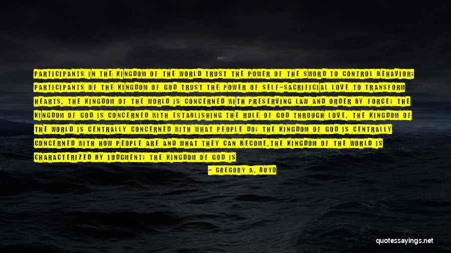 Love And Trust In God Quotes By Gregory A. Boyd Love And Trust In God Quotes By Gregory A. Boyd