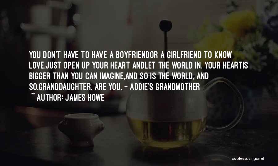 Love And Your Boyfriend Quotes By James Howe