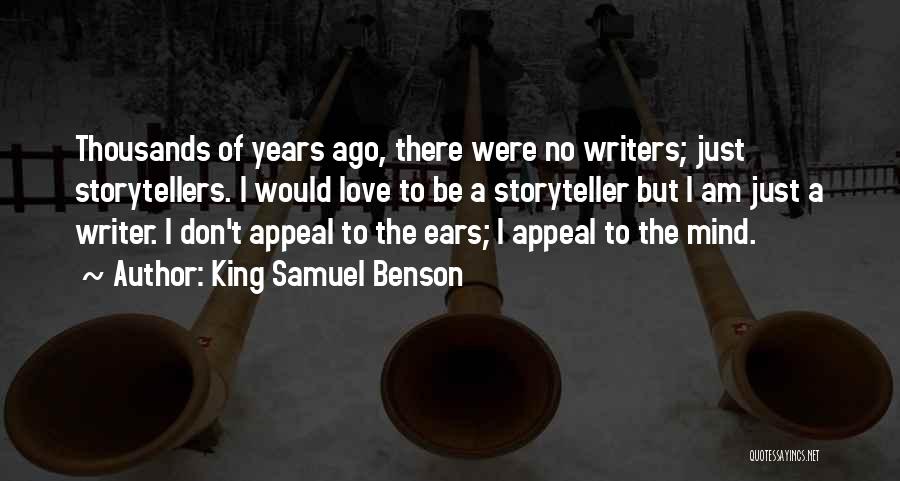 Love Appeal Quotes By King Samuel Benson