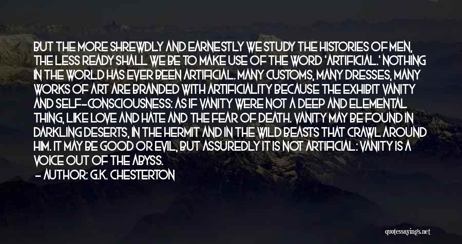 Love Artificial Quotes By G.K. Chesterton