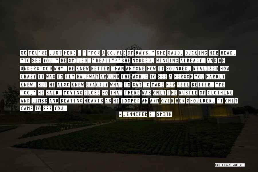 Love As A Couple Quotes By Jennifer E. Smith Love As A Couple Quotes By Jennifer E. Smith