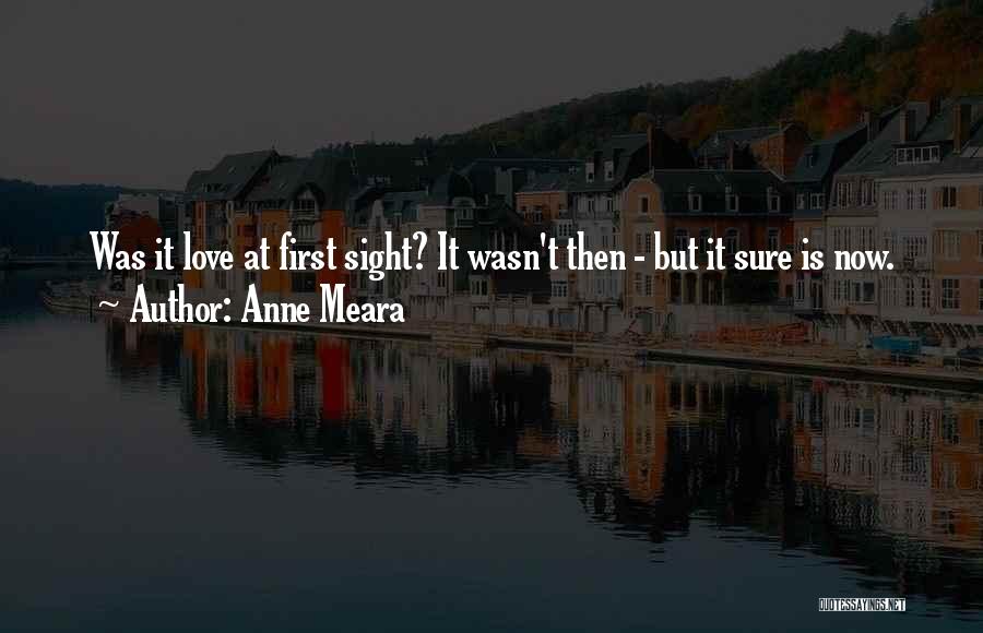 Love At First Sight Quotes By Anne Meara