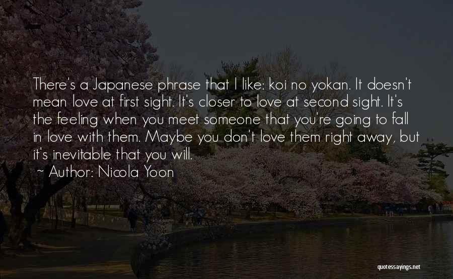 Love At Second Sight Quotes By Nicola Yoon