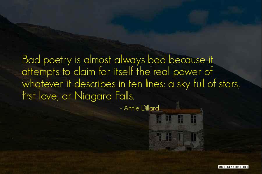 Love Attempts Quotes By Annie Dillard