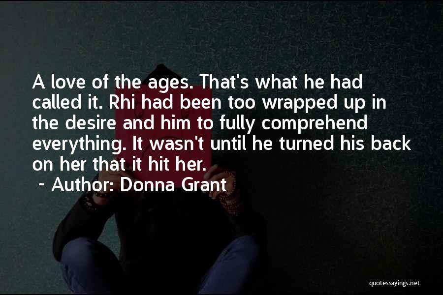 Love Back Up Quotes By Donna Grant