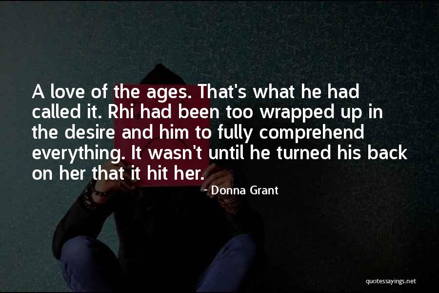 Love Back Up Quotes By Donna Grant