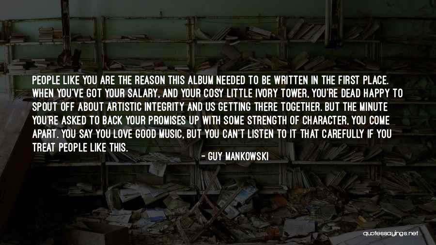 Love Back Up Quotes By Guy Mankowski Love Back Up Quotes By Guy Mankowski