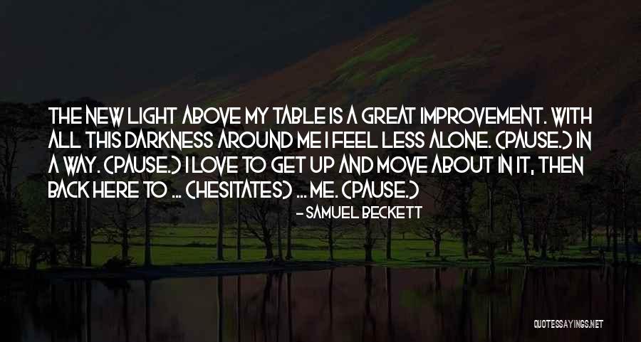 Love Back Up Quotes By Samuel Beckett