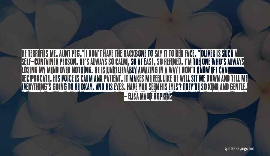 Love Backbone Quotes By Elisa Marie Hopkins