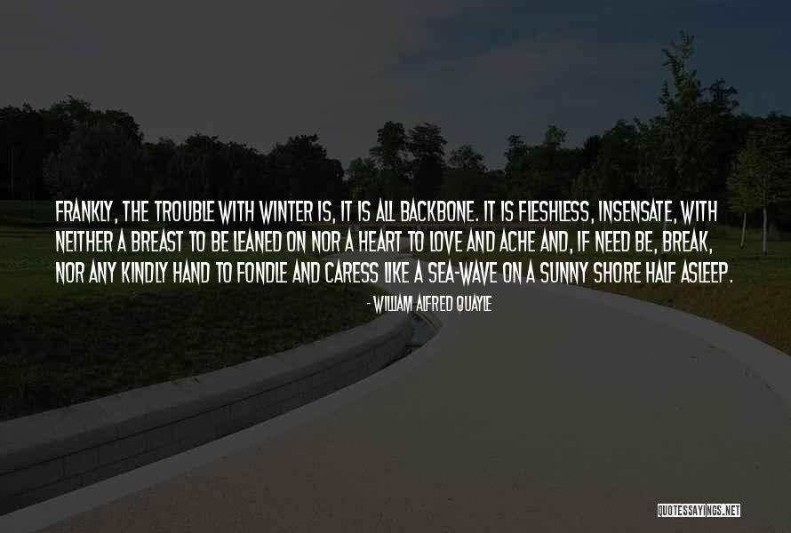Love Backbone Quotes By William Alfred Quayle Love Backbone Quotes By William Alfred Quayle