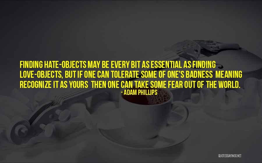 Love Badness Quotes By Adam Phillips Love Badness Quotes By Adam Phillips