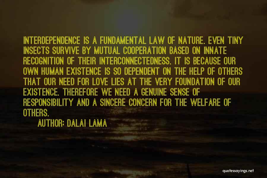 Love Based On Lies Quotes By Dalai Lama