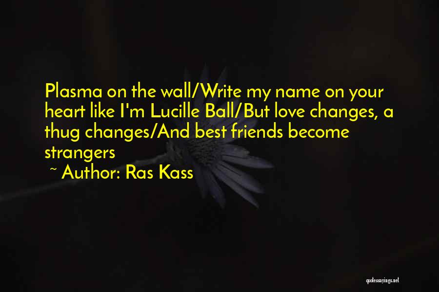 Love Become Friends Quotes By Ras Kass
