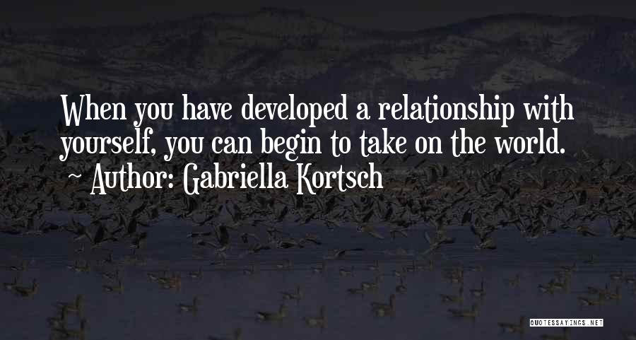 Love Begin Quotes By Gabriella Kortsch