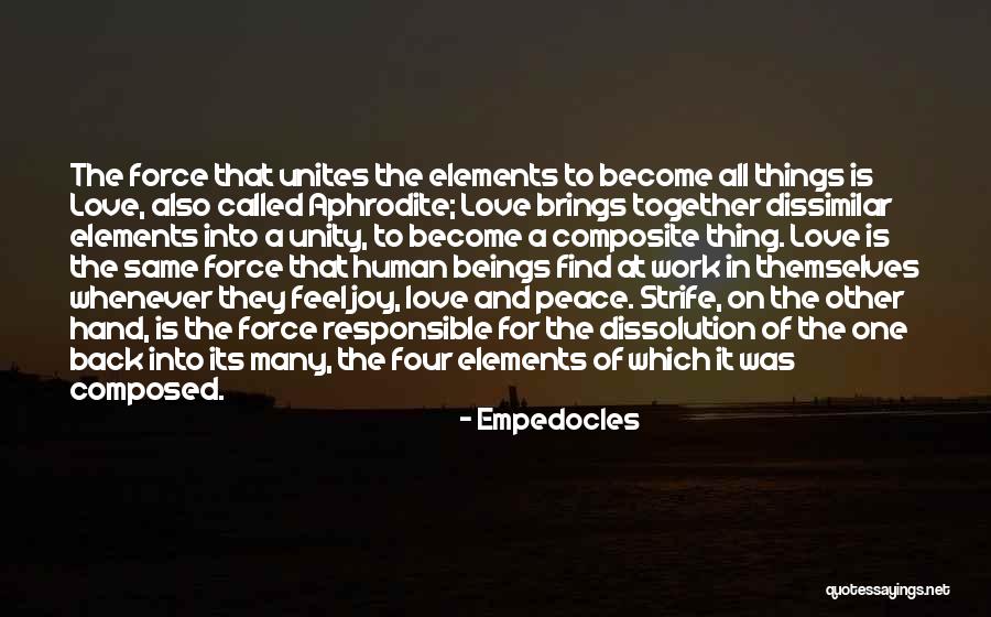Love Beings Quotes By Empedocles Love Beings Quotes By Empedocles