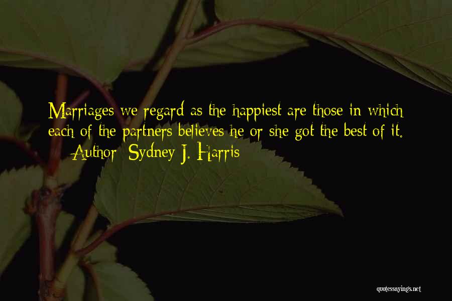 Love Believes Quotes By Sydney J. Harris