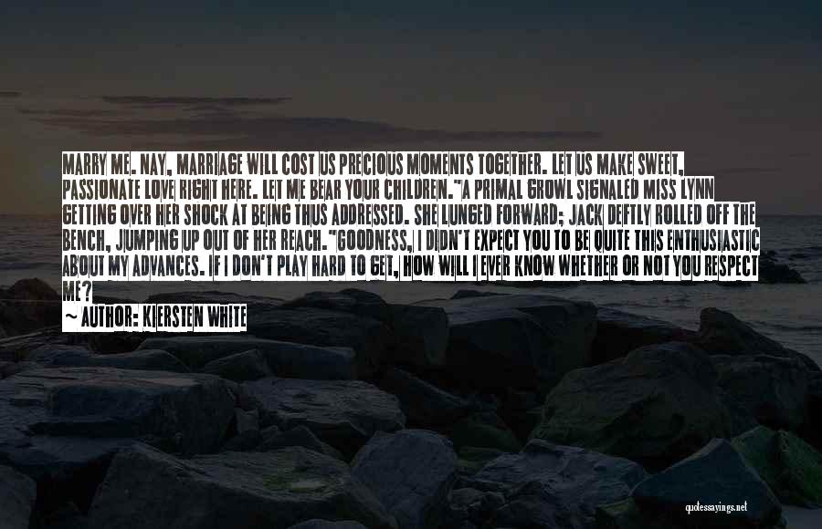 Love Bench Quotes By Kiersten White