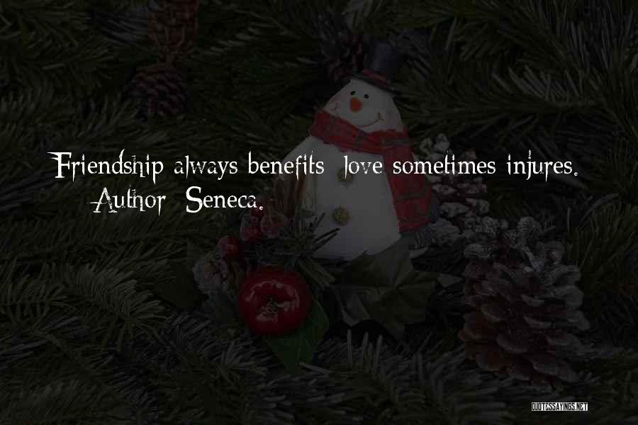 Love Benefits Quotes By Seneca.