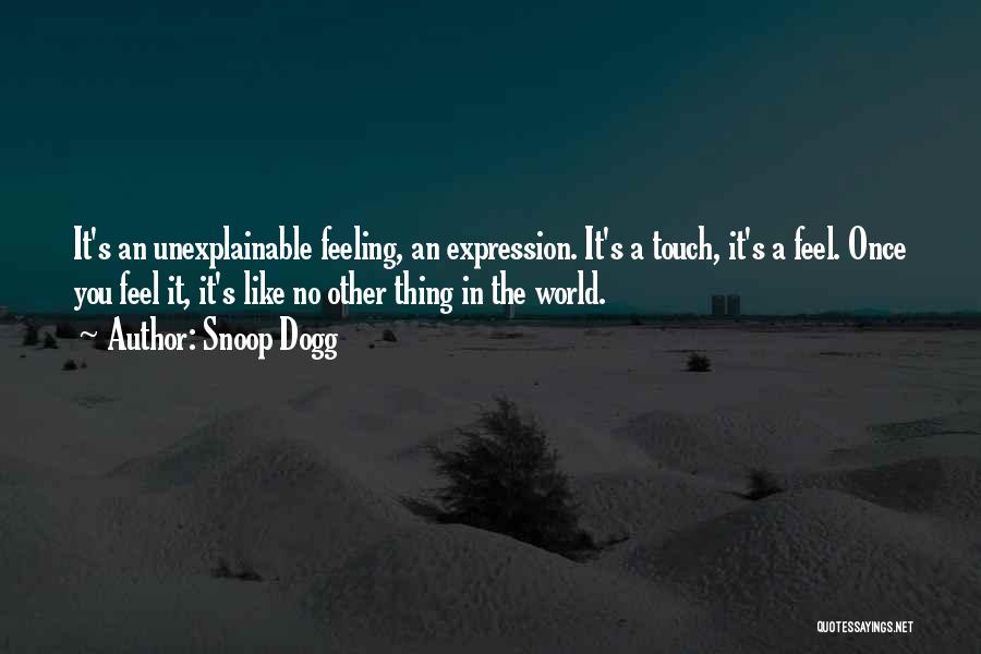 Love Best Feeling World Quotes By Snoop Dogg