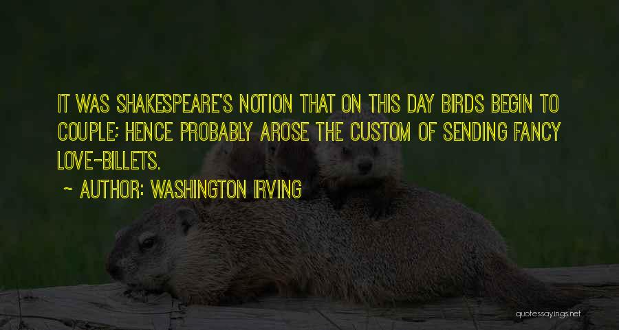 Love Birds Love Quotes By Washington Irving