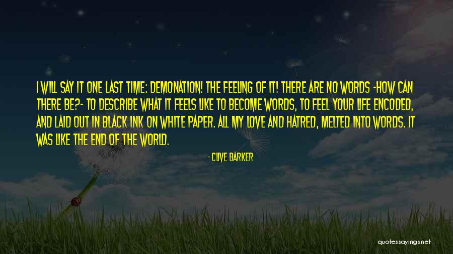 Love Black And White Quotes By Clive Barker