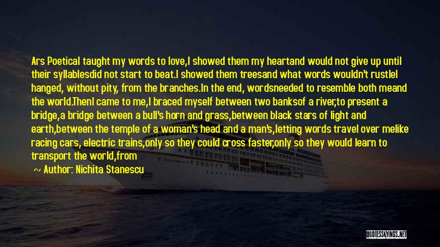 Love Black Man Quotes By Nichita Stanescu Love Black Man Quotes By Nichita Stanescu