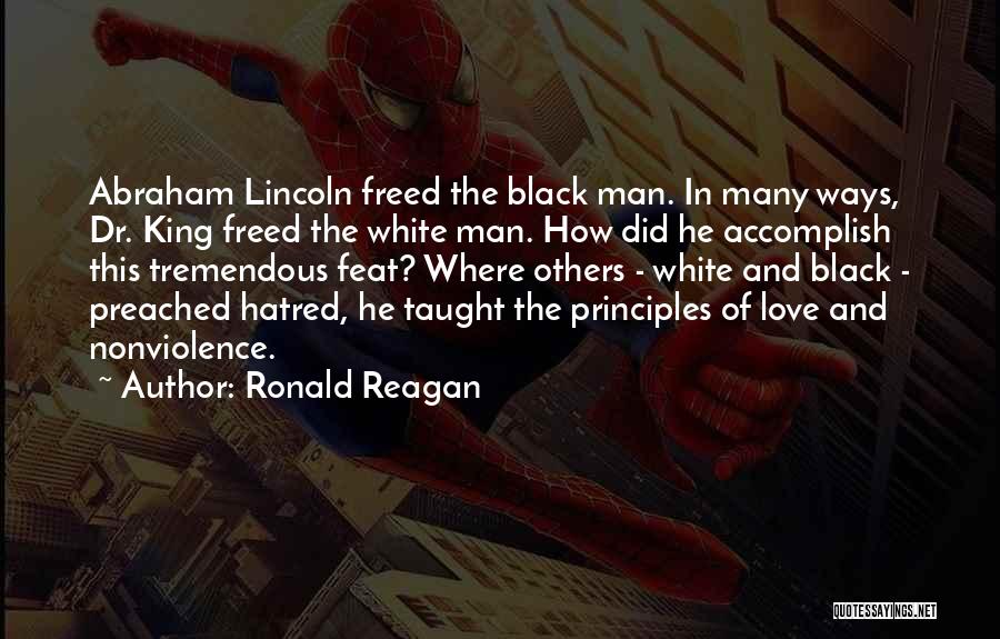 Love Black Man Quotes By Ronald Reagan