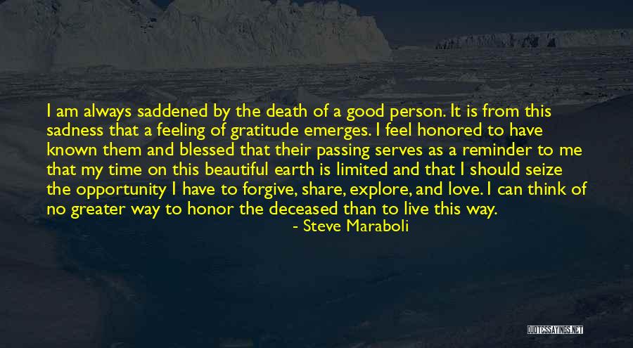 Love Blessed Quotes By Steve Maraboli