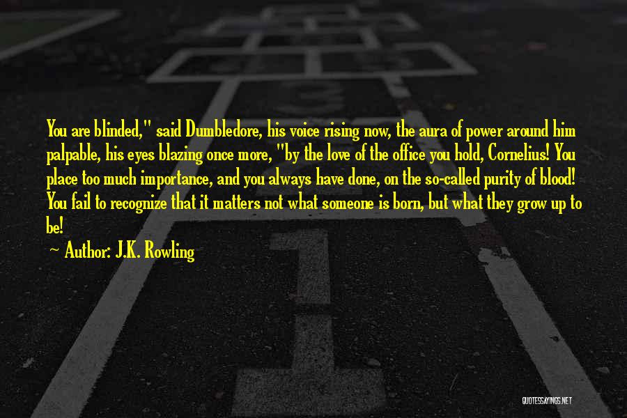 Love Blinded Quotes By J.K. Rowling