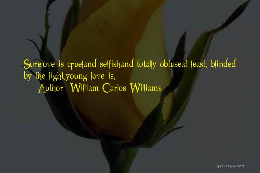 Love Blinded Quotes By William Carlos Williams