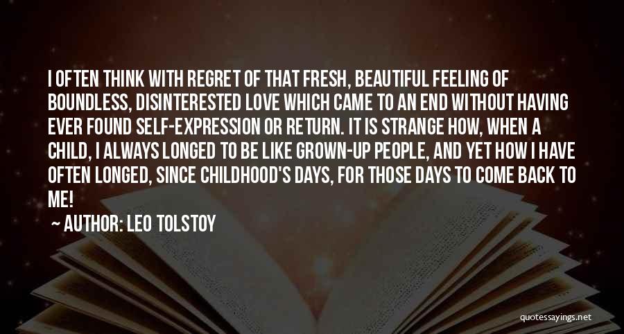 Love Boundless Quotes By Leo Tolstoy
