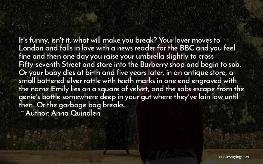 Love Break Up Funny Quotes By Anna Quindlen