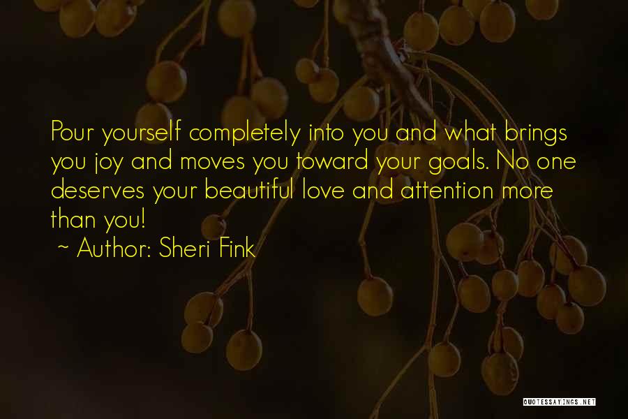 Love Brings Happiness Quotes By Sheri Fink