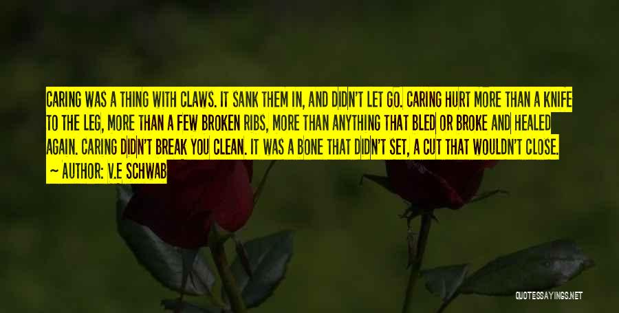 Love Broken Quotes By V.E Schwab