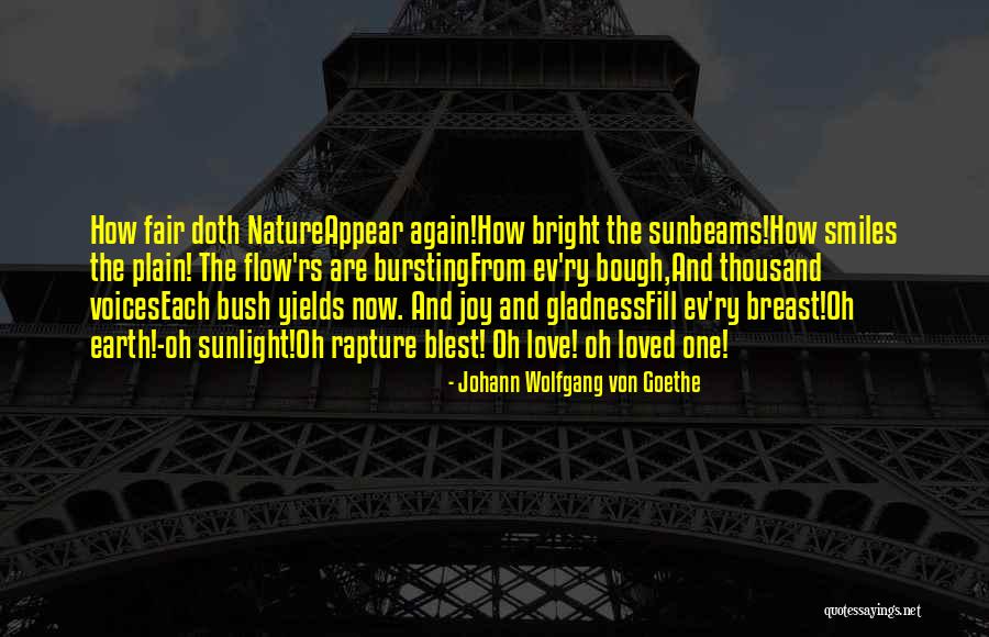 Love Bush Quotes By Johann Wolfgang Von Goethe Love Bush Quotes By Johann Wolfgang Von Goethe