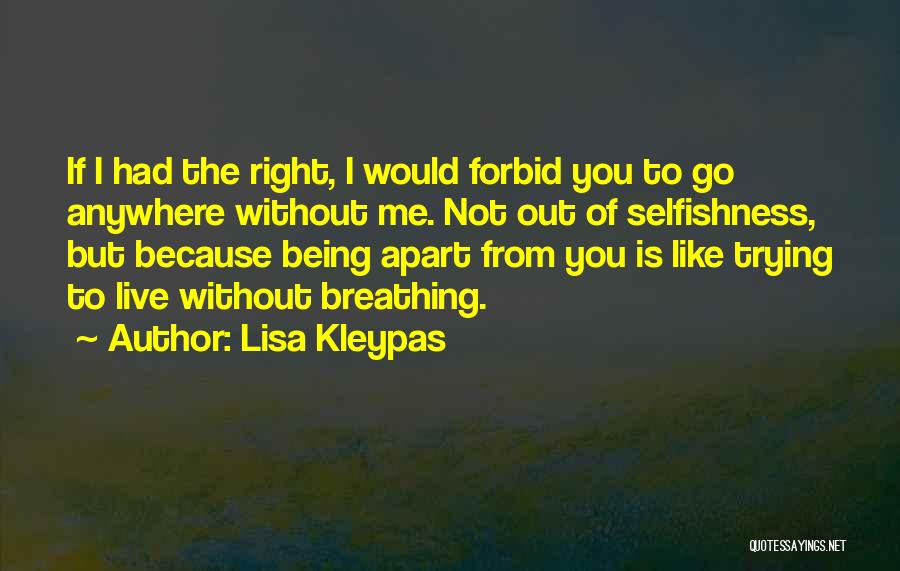 Love But Apart Quotes By Lisa Kleypas