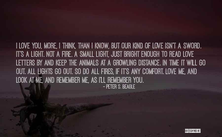 Love But Distance Quotes By Peter S. Beagle