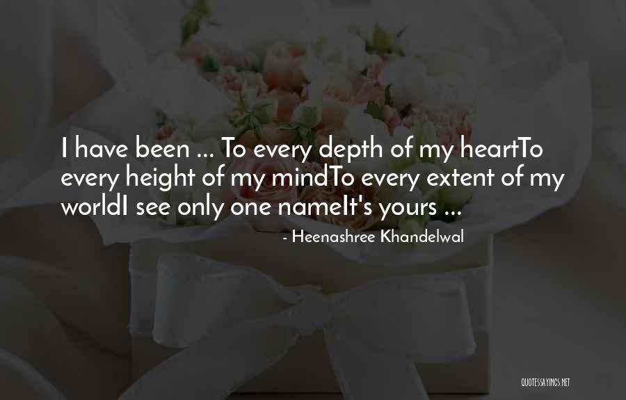 Love By Chance Quotes By Heenashree Khandelwal Love By Chance Quotes By Heenashree Khandelwal