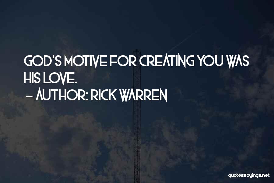 Love By Rick Warren Quotes By Rick Warren