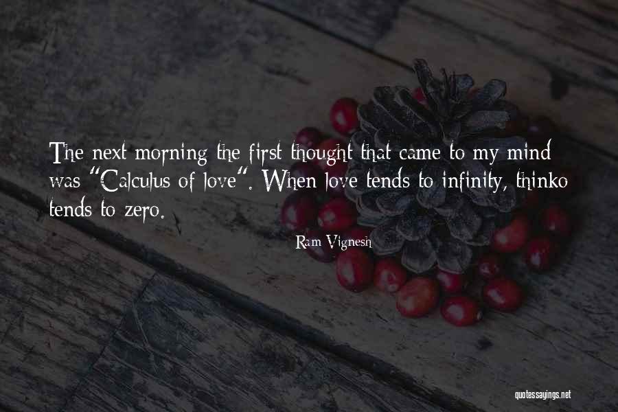 Love Calculus Quotes By Ram Vignesh Love Calculus Quotes By Ram Vignesh