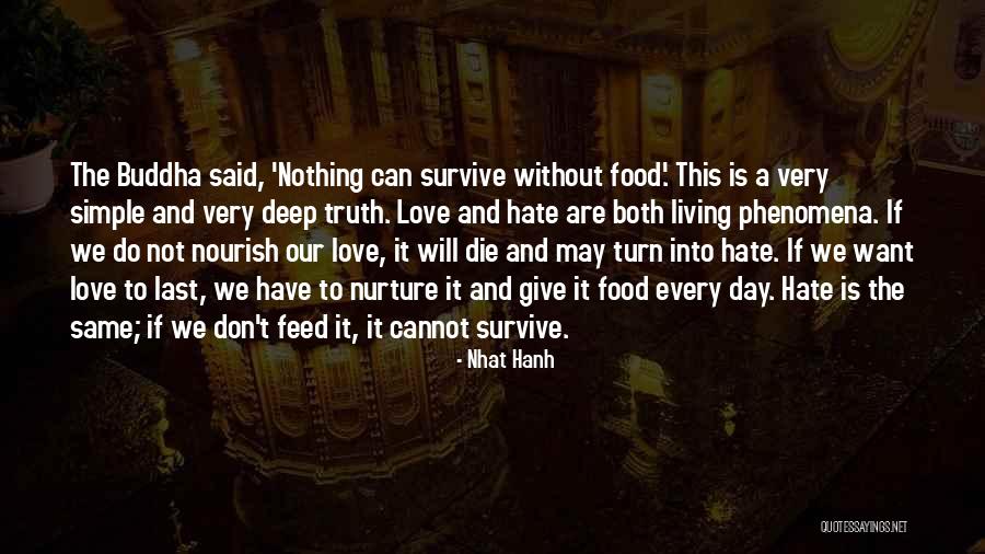 Love Can Survive Quotes By Nhat Hanh