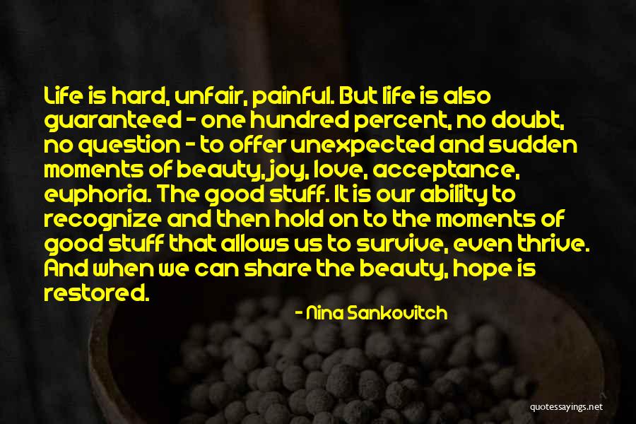 Love Can Survive Quotes By Nina Sankovitch