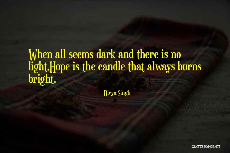 Love Candle Light Quotes By Divya Singh