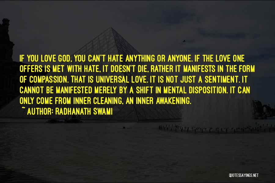Love Cannot Die Quotes By Radhanath Swami