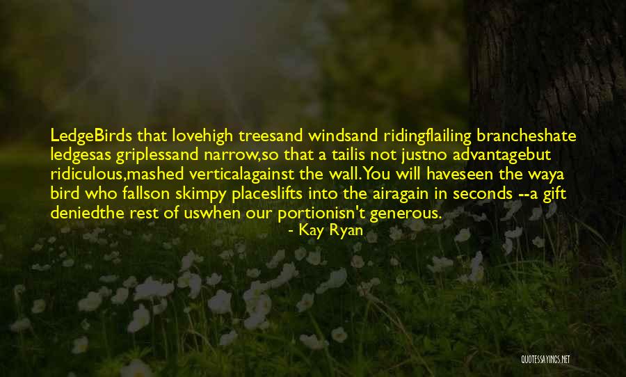 Love Can't Be Denied Quotes By Kay Ryan Love Can't Be Denied Quotes By Kay Ryan