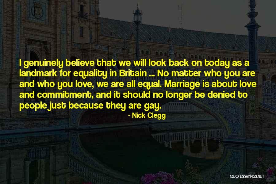 Love Can't Be Denied Quotes By Nick Clegg Love Can't Be Denied Quotes By Nick Clegg